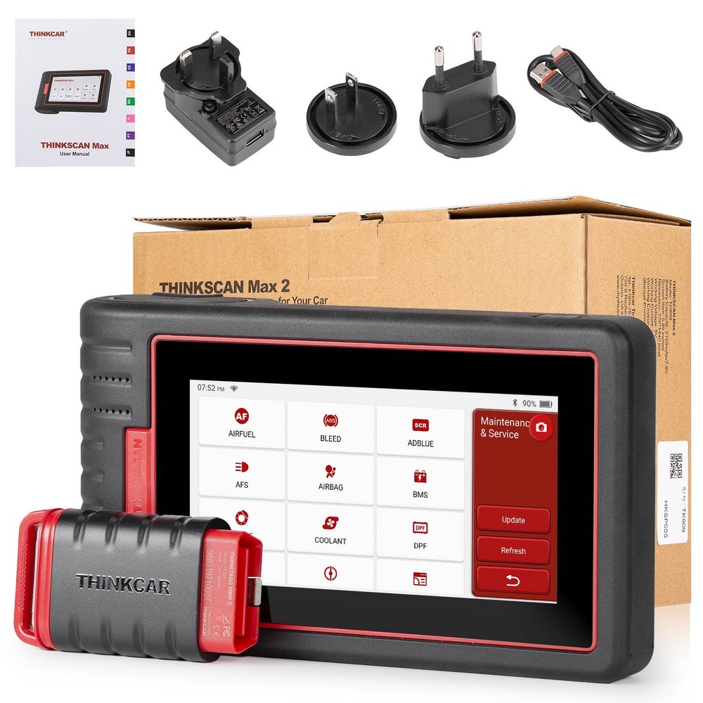 Thinkcar Thinkscan Max2 OBD2 Full System Diagnostic Tool w/ CAN-FD, FCA AutoAuth