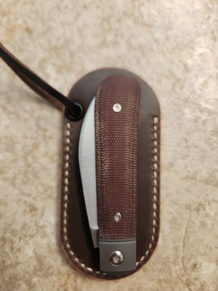 Leather knife slip