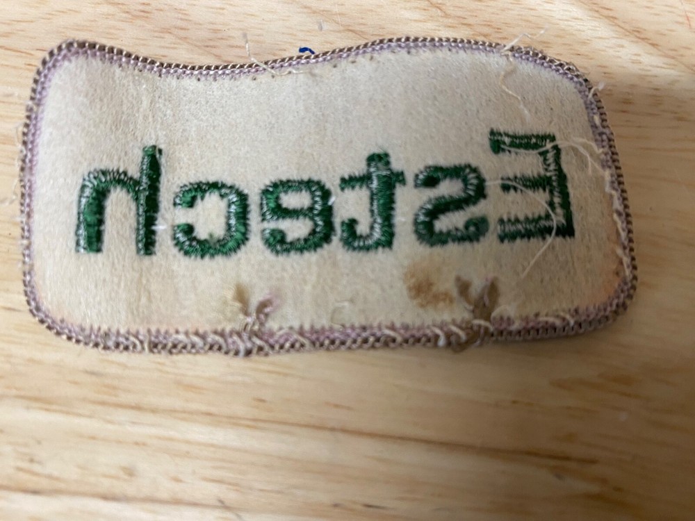 Vintage Estech engineer patch
