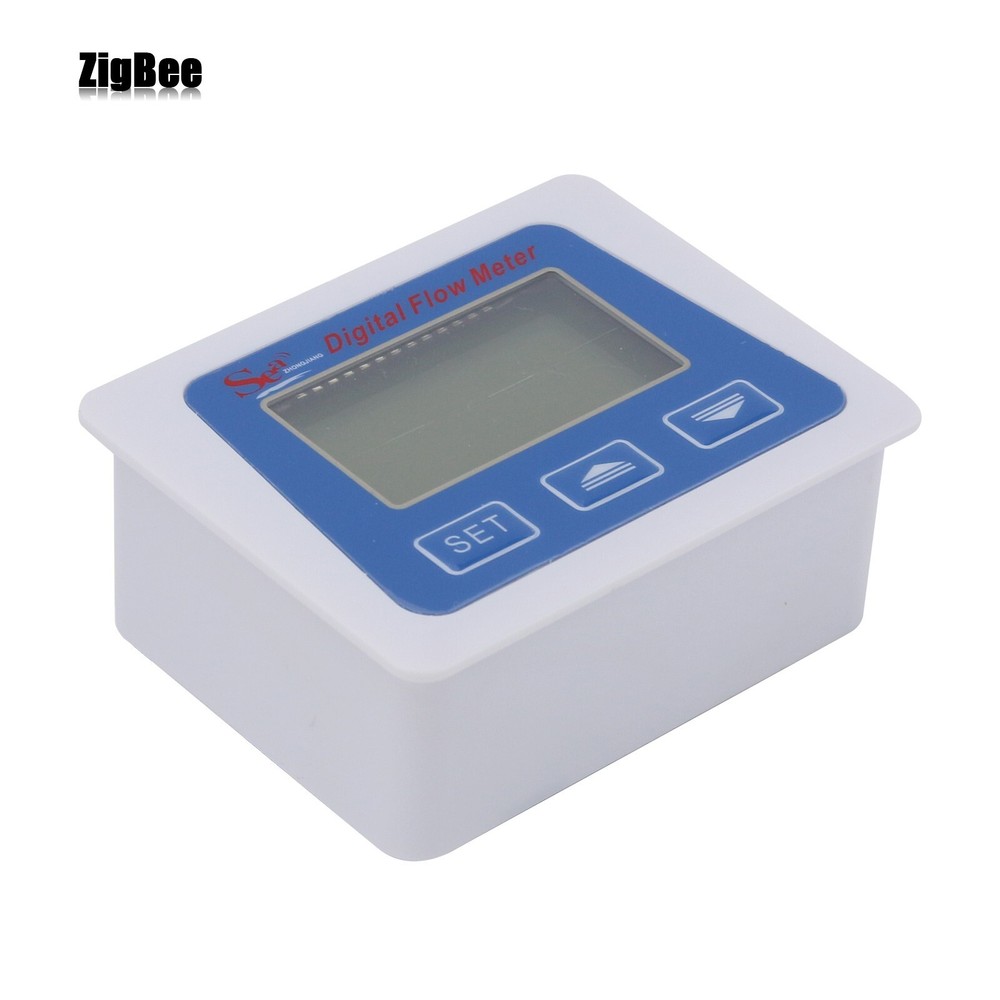 Electronic Intelligent Water Flow Meter 1/2” External Thread Digital Display