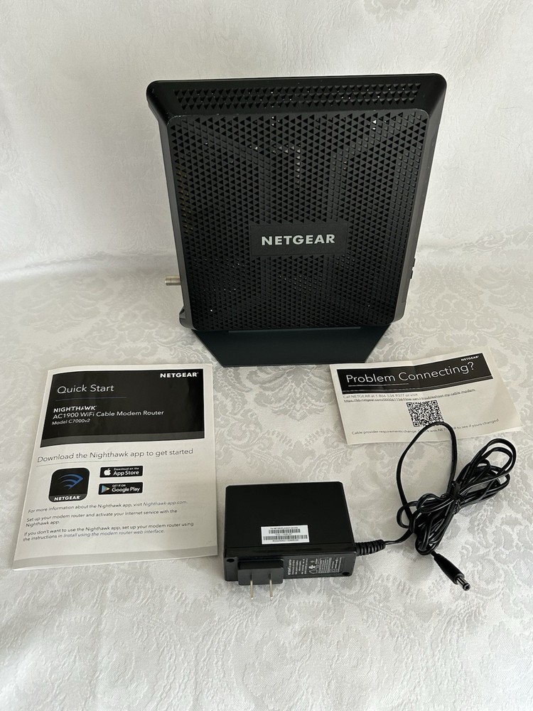 Netgear Nighthawk AC1900 WiFi Combo Cable Modem/Router C7000-100NAS