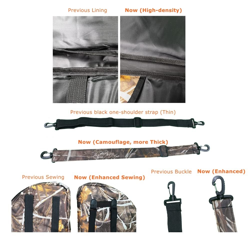 BC-1 37.5Inch Soft Compound Bow Case Lightweight Backpack Archery Bow Case wi...
