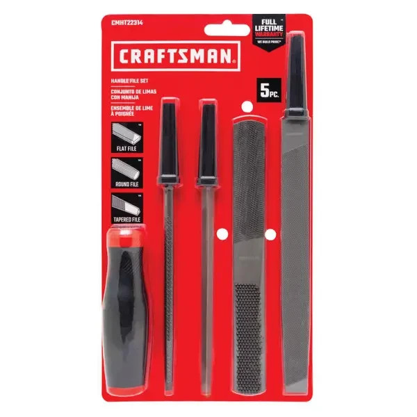 craftsman handle file set 5pc