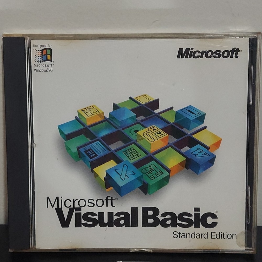 MICROSOFT Visual Basic Standard Edition 4.0 & Key Windows 9x/ME