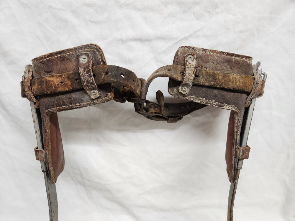 Buckingham Lineman Adjustable Pole Tree Climbing Gaffs/Spikes Model 9403 Pair