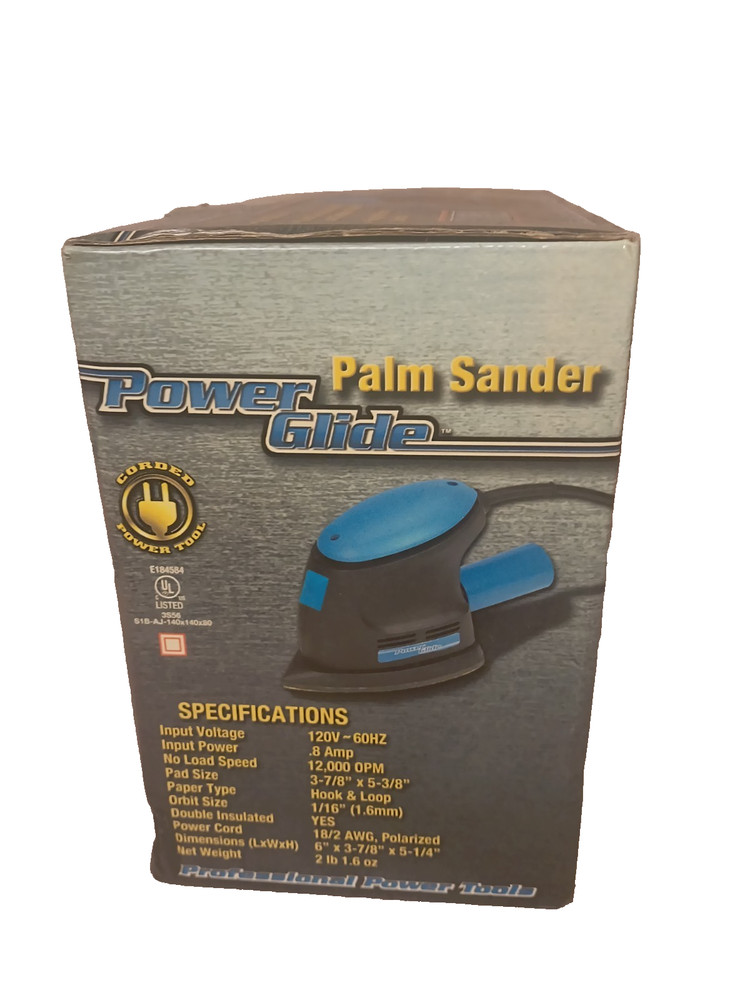NEW in BOX Power Glide Palm Sander