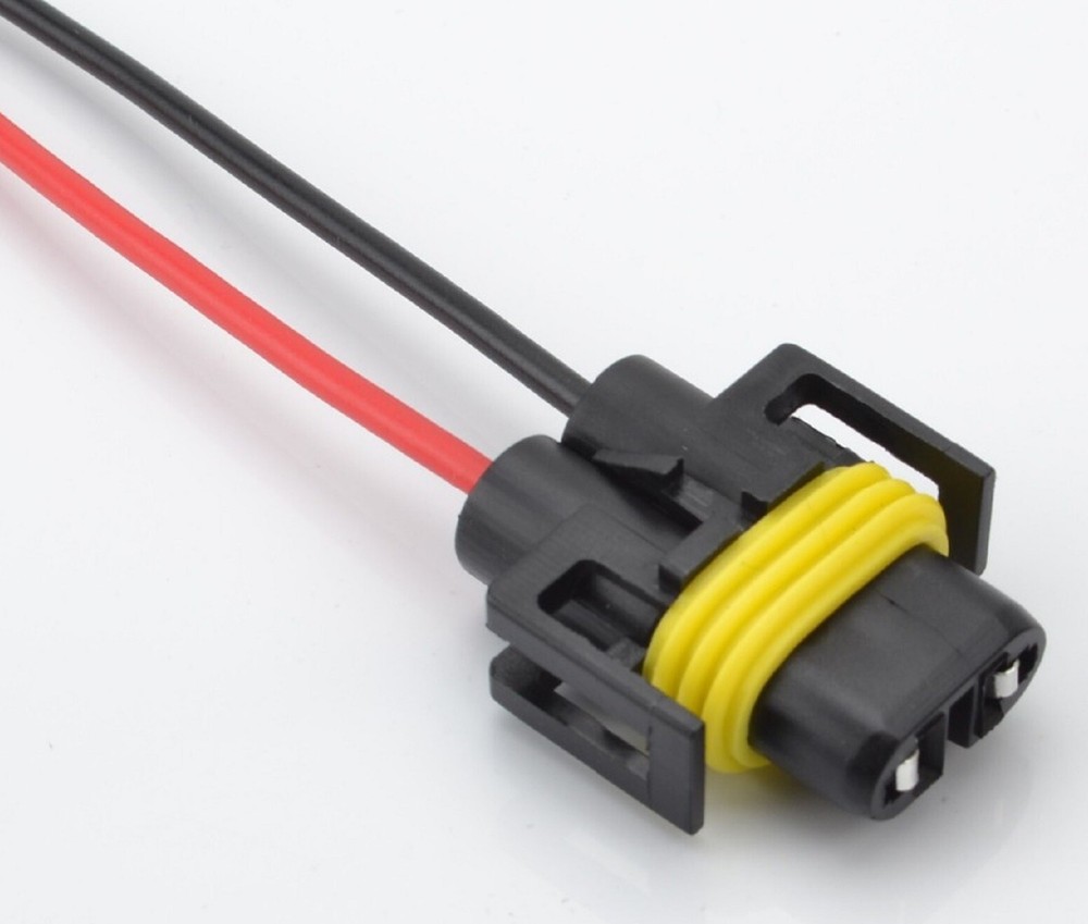 Extension Wire P S 898 Two Harness Fog Light Bulb Socket Plug Connector Replace