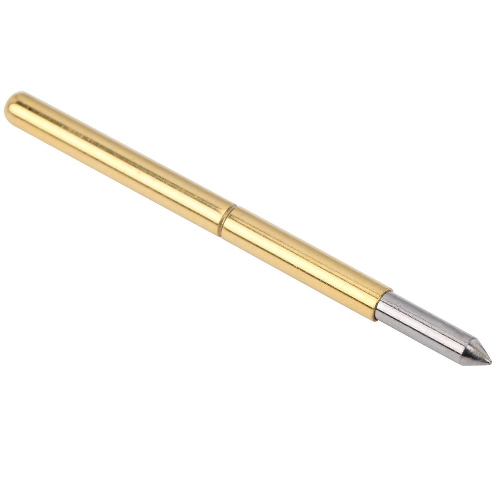 100pcs Test Probe, Pin Test Tools 2.0mm Spring Test Detection Probe Pins Bras...