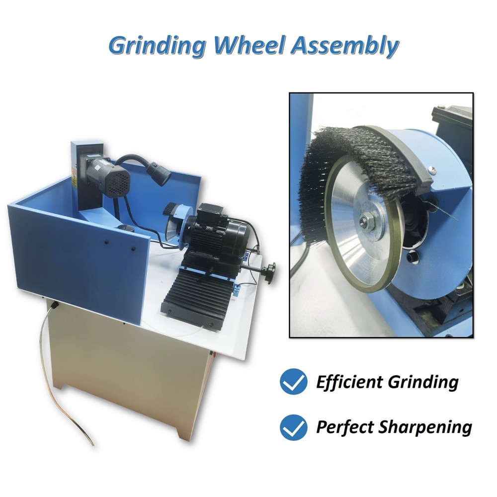 Automatic Round Blade Precision Sharpening Machine w Lamp and Emergency Switch