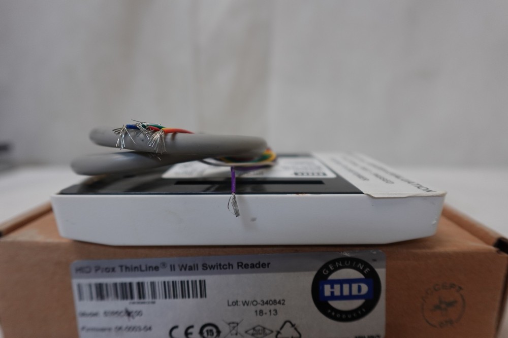 HID Thinline II Access Control Wall Switch Prox Card Reader White 5395CK100