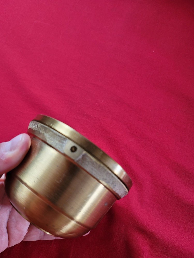 Zhanhui Fishing Tackle Brass Compass ***Missing Wooden Box***