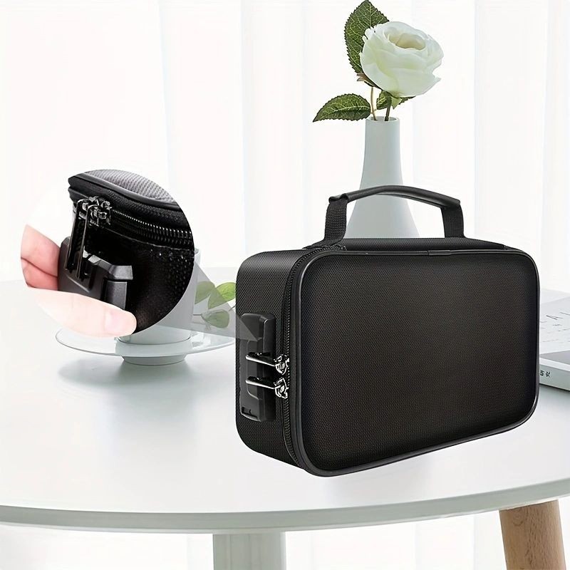 Three-layer small fireproof and waterproof document bag