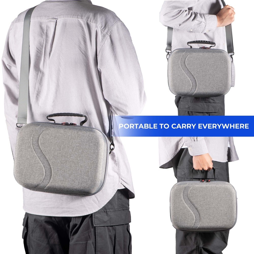 For Oculus Quest 3 VR Headset Portable Handbag Carrying Case w/ Shoulder Strap