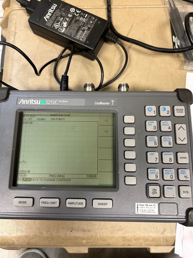 2 Anritsu S251C Site Master Unit Only Need Calibration