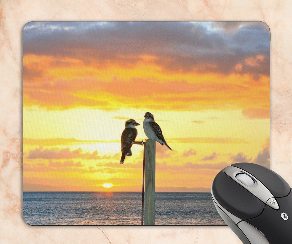 Kookaburra Sunset Mouse Pad Mat