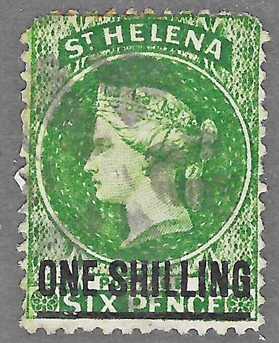 St. Helena (1873) - Scott # 17, Used
