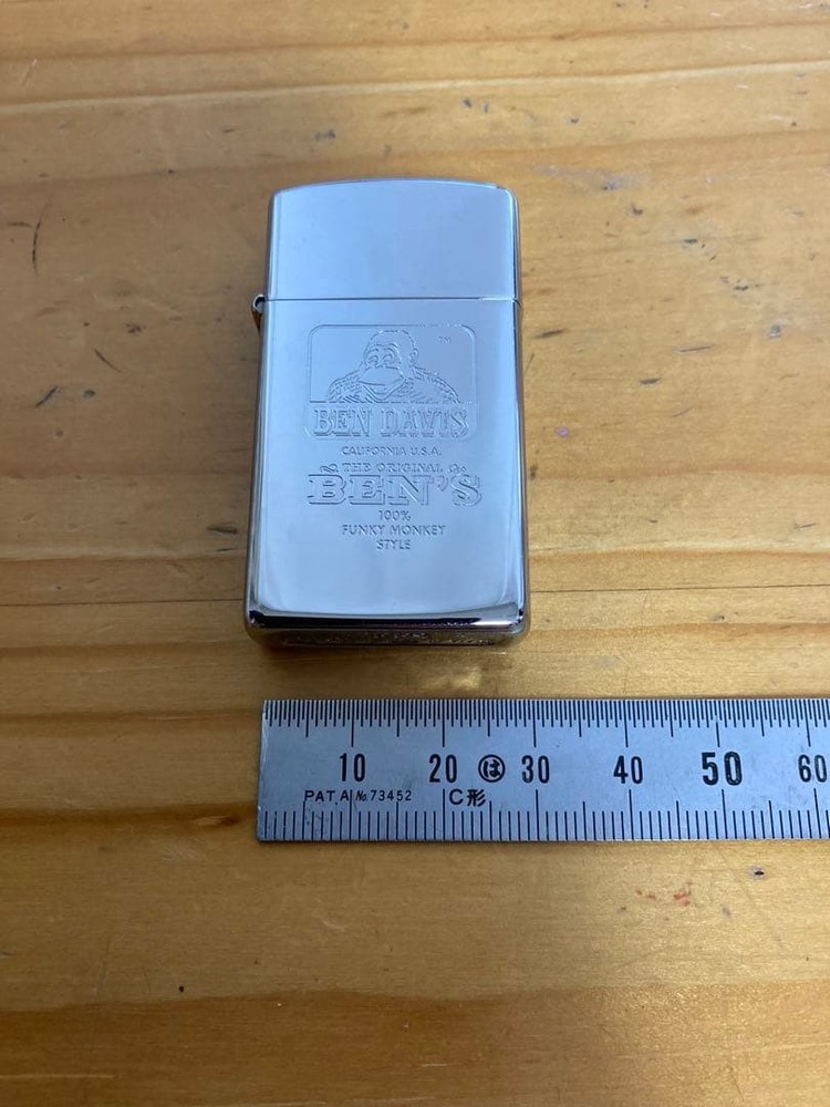 BEN DAVIS BENT'S Slim Zippo Lighter