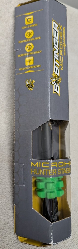 Bee Stinger B-Stinger MicroHex Hunting Stabilizer 8", Green