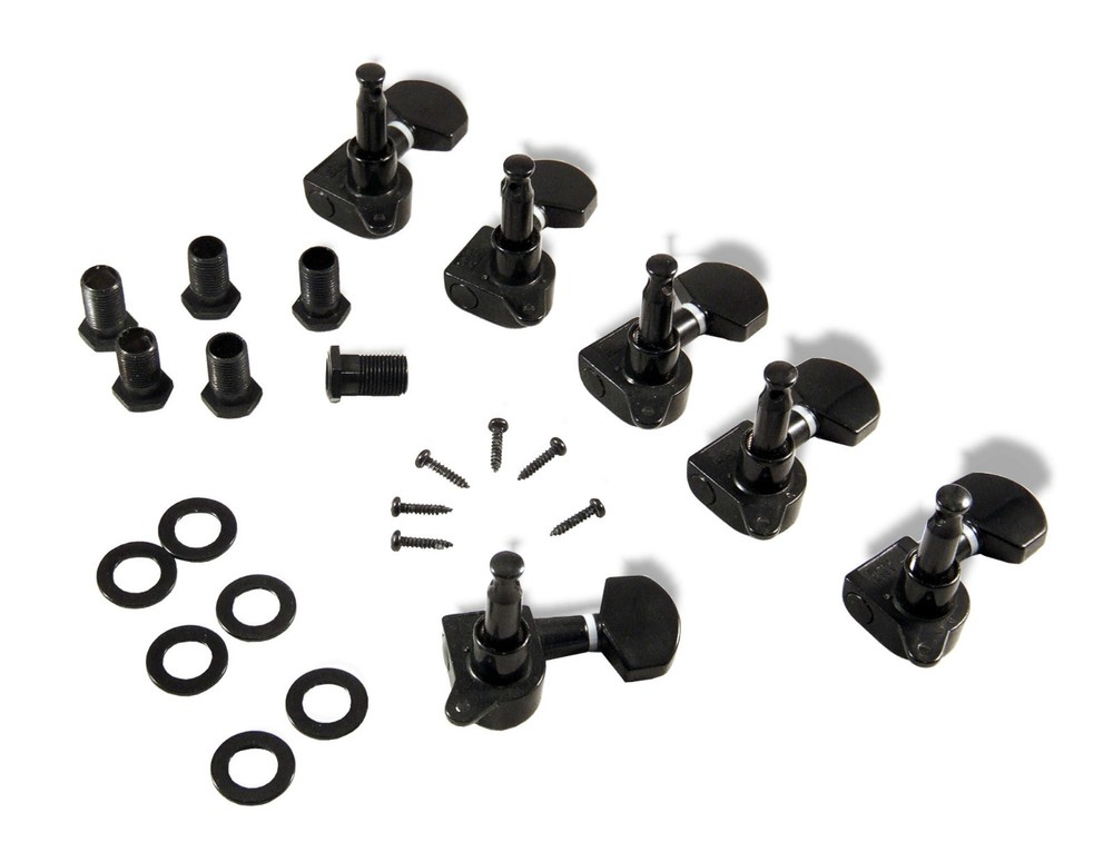 Tuning Machines Custom Shop Left Hand Black Set Bitterroot 080206BK