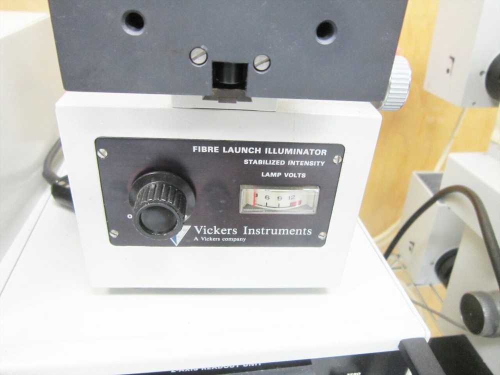 VICKERS INSTRUMENTS MICROCAM FIBRE LAUNCH ILLUMINATOR MICROSCOPE