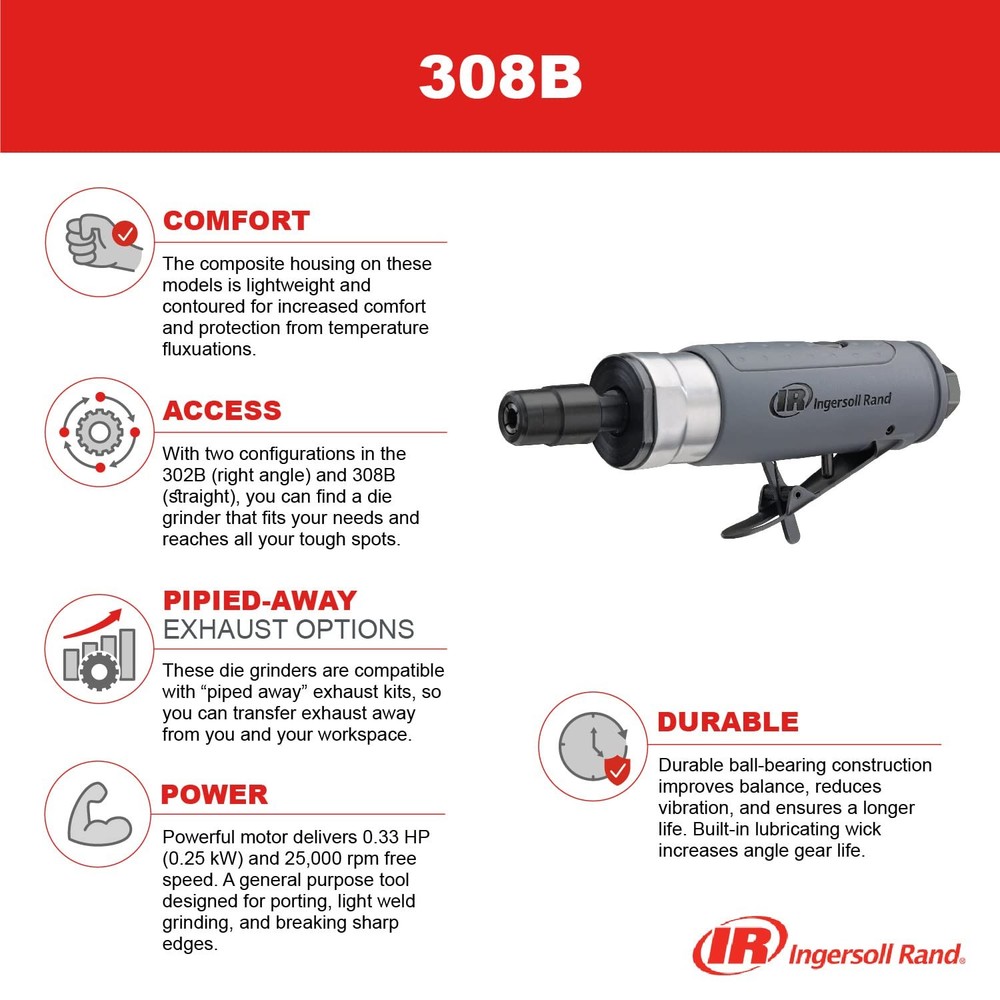 308B Straight Die Grinder