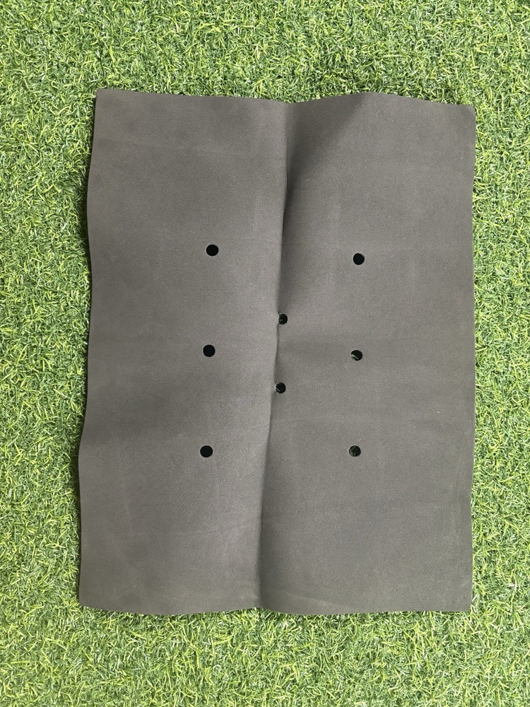 Vented Neoprene Non-Slip Saddle Pad, Black