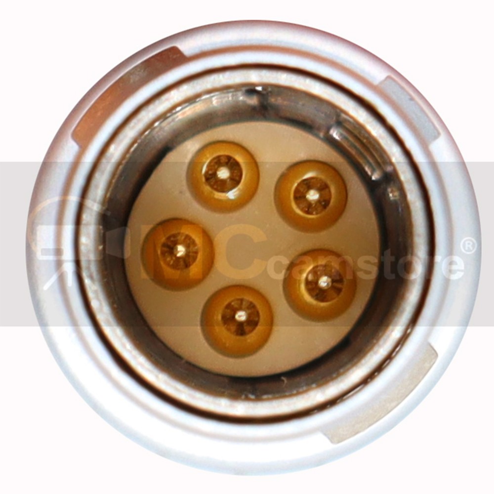 TIME Code Input Output Cable for Sound Devices XL-LB2 Angle 5 Pin to BNC Timecod