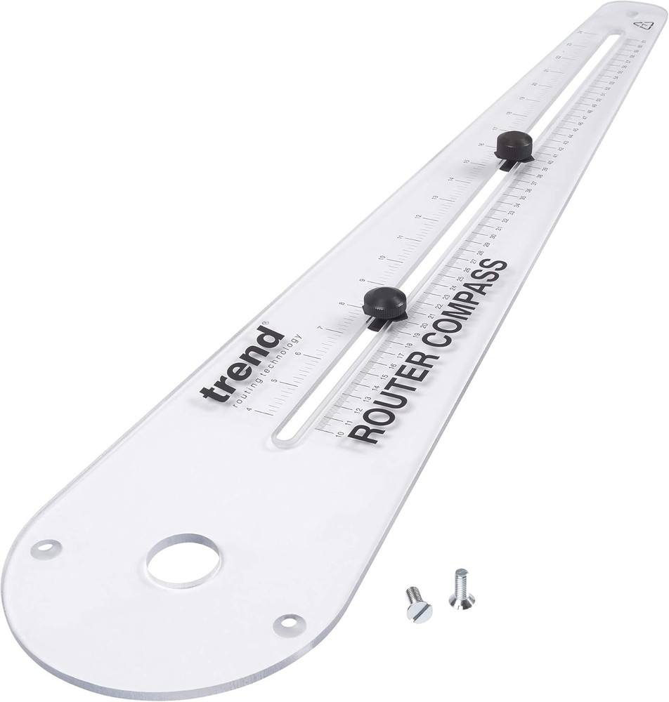 Router Compass for Precise Circle and Arc Cutting, R/COMPASS/A
