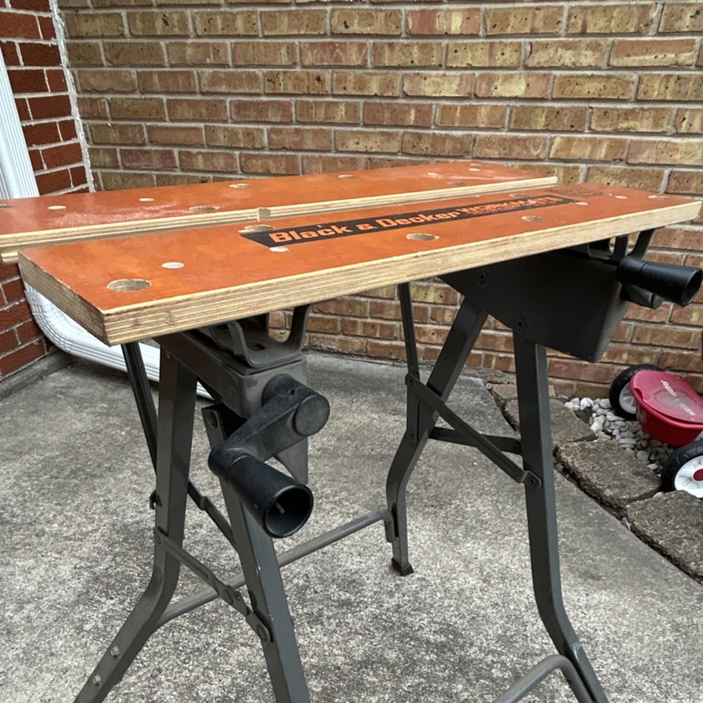Black & Decker Workmate 225 79-005 Portable Foldable Work Bench, Clamp