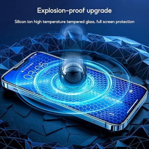 2 PACK Anti Blue Light Screen Protector for iPhone 13 Mini HD Clear Blue Light