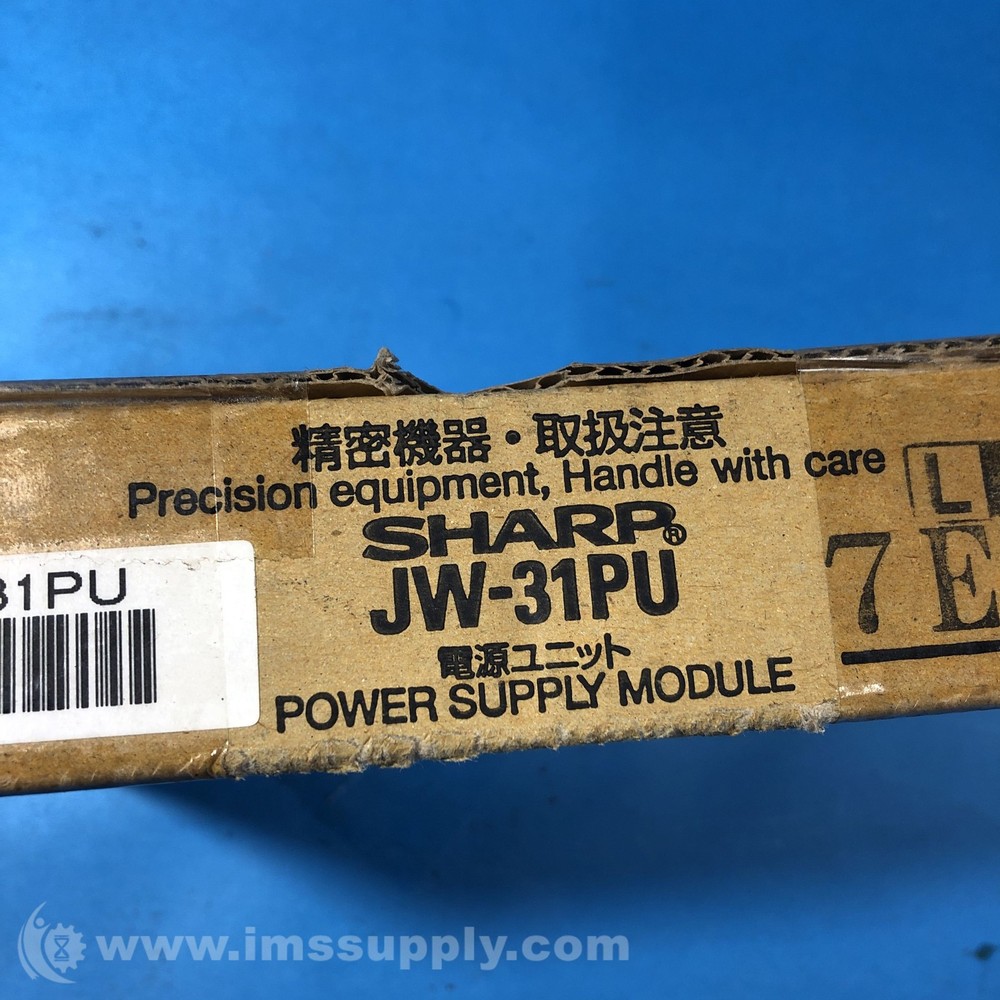 Sharp JW-31PU Power Supply Module FNFP