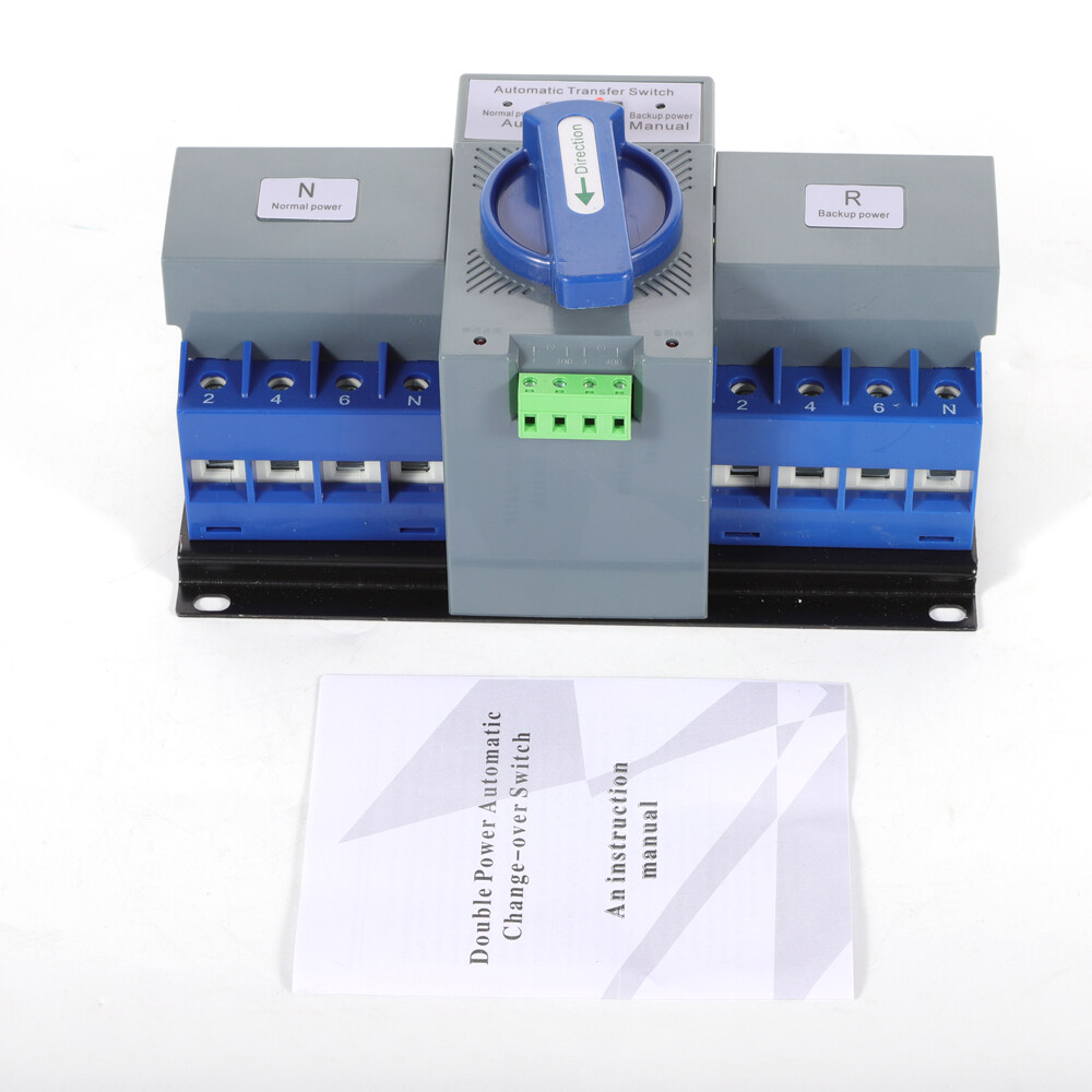 63A 4P Dual Power Automatic Transfer Switch Generator Changeover Switch CB Level