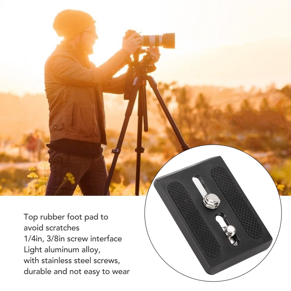 GOWENIC Tripod Quick Release Plate Camera Mounting Adapter Parts Default