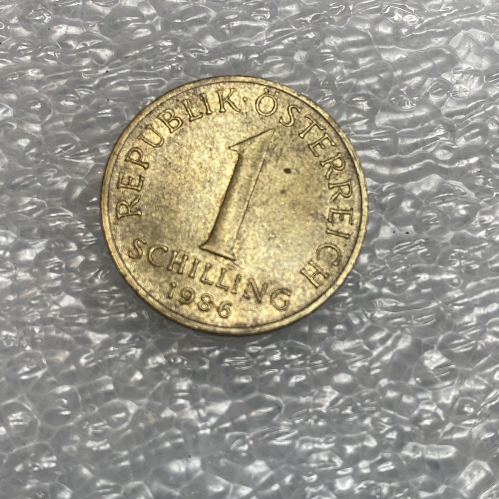 💚 AUSTRIA COIN 1 SCHILLING 1986