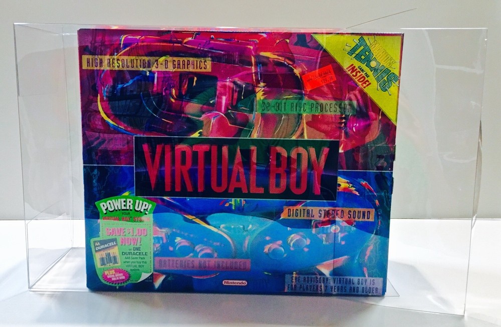 1 Console Box Protector For NINTENDO VIRTUAL BOY Console Boxes! Display Case