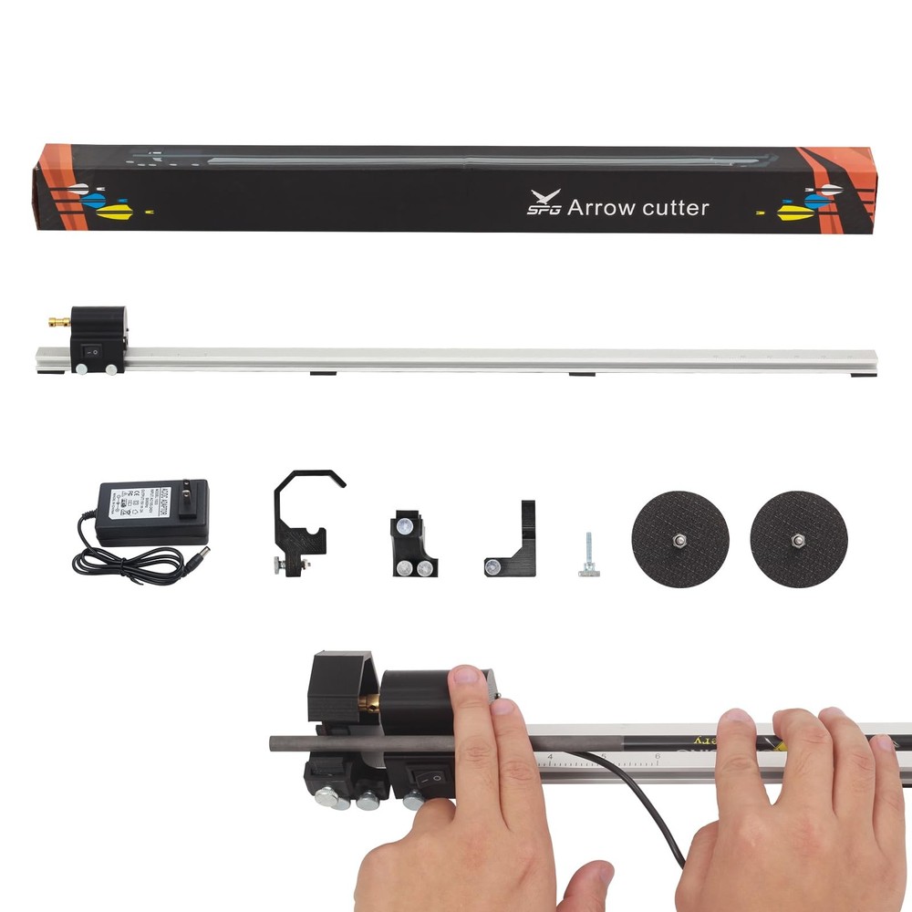 SOPOGER Archery Arrow Saw Electric Carbon Cutter Mini Black