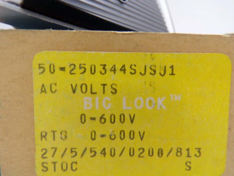 GENERAL ELECTRIC 50-250344SJSJ1 PANEL METER