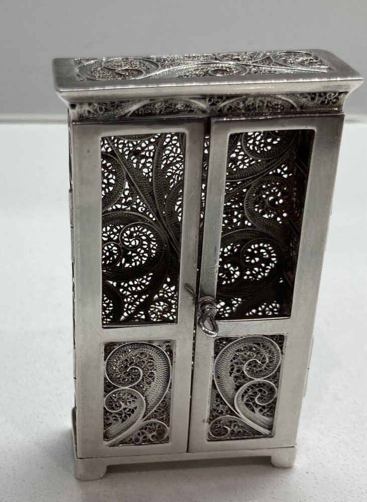 Sterling Silver Miniature Closet Filigree