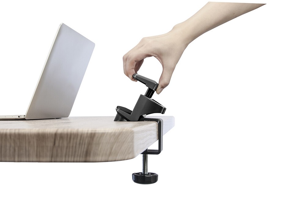 Mobotron Clamp-On Power Strip Desk Holder