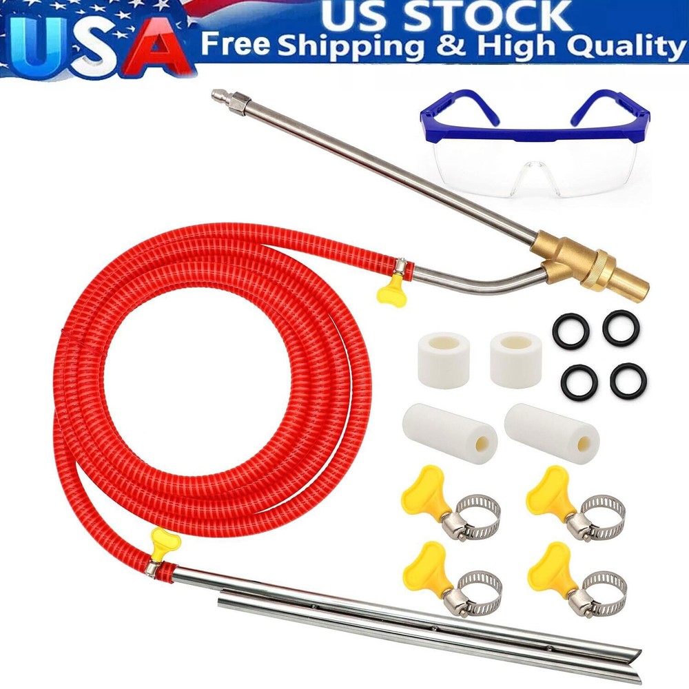 5000 PSI Sandblasting Kit for Pressure Washer Sand Blaster Attachment Power