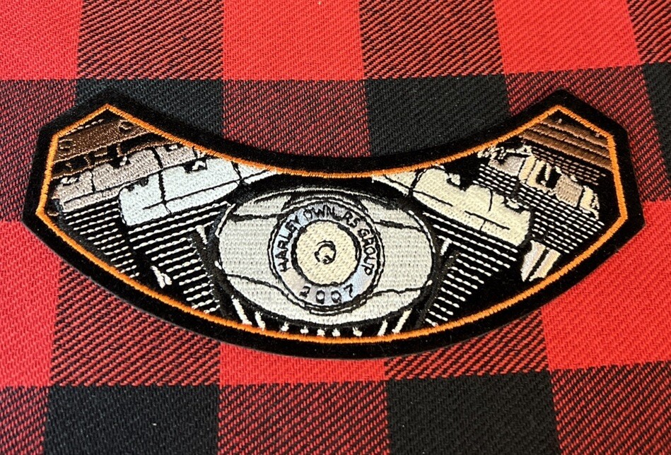 2007 HOG Motorcycle Patch Harley Davidson Owners Group
