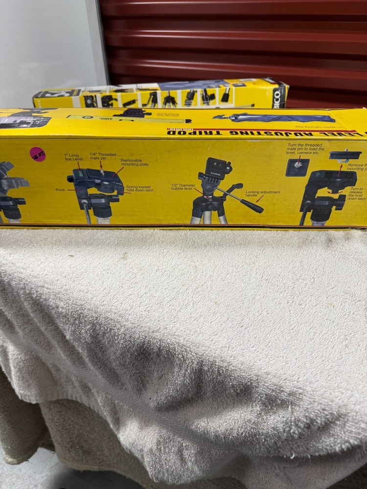 TOOL SHOP LEVEL ADJUSTING TRIPOD 49.5" - OPEN BOX!!!