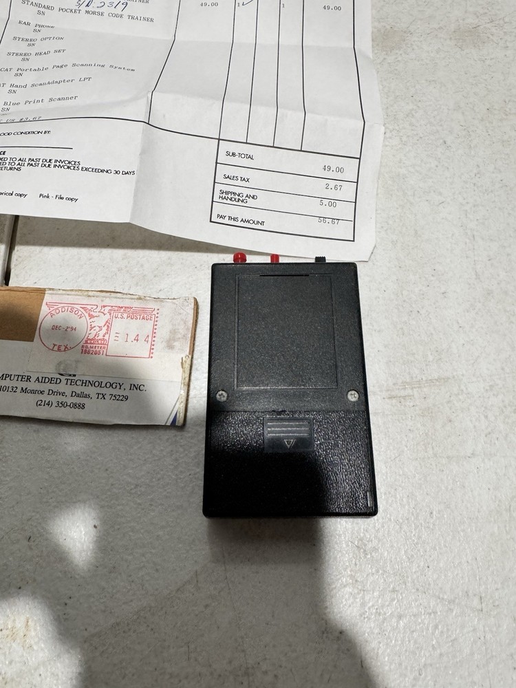 cat deluxe pocket morse code trainer untested