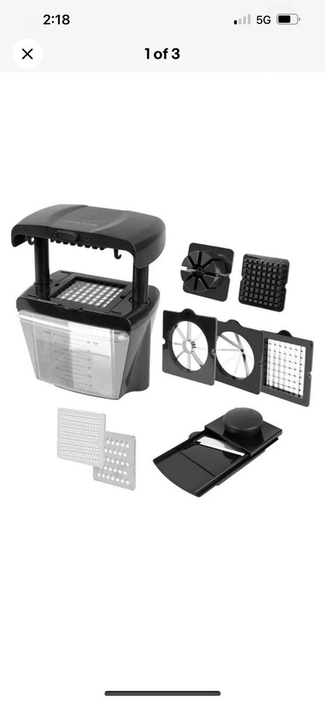 Curtis Stone Chop Chop All-In-One Prep Tool Black