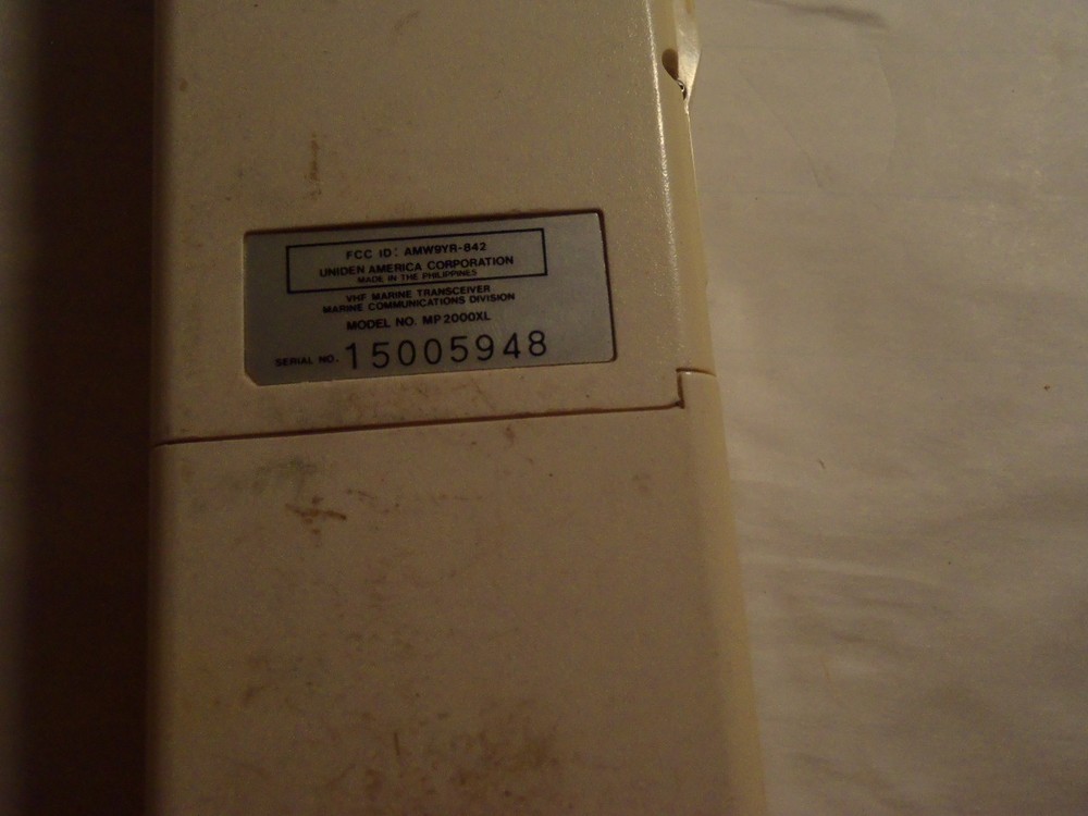 UNIDEN MP2000XL VHF MARINE TRANSCEIVER