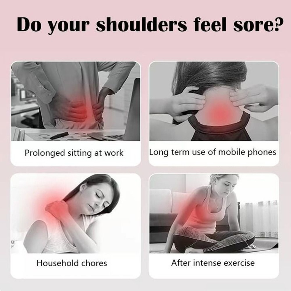 Cat Paw Dual-Roller Massager, Protable Hand Held Massage Roller