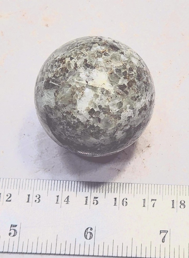 Fluorescent Wernerite 41mm Sphere for UV Collection 6513