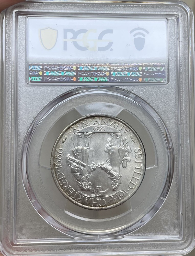 1936 Albany Commemorative Half Dollar PCGS MS64