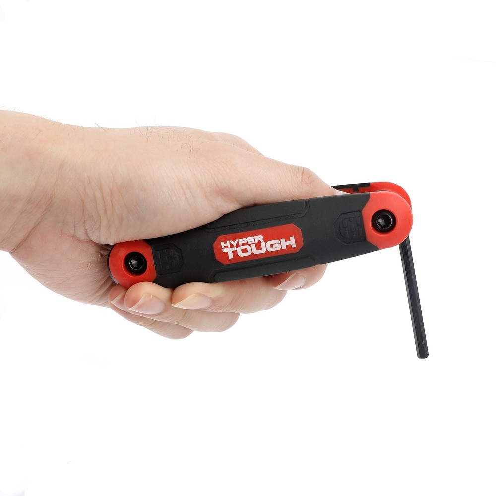 3-Pack Folding Hex Key Set with SAE, Metric, and Star