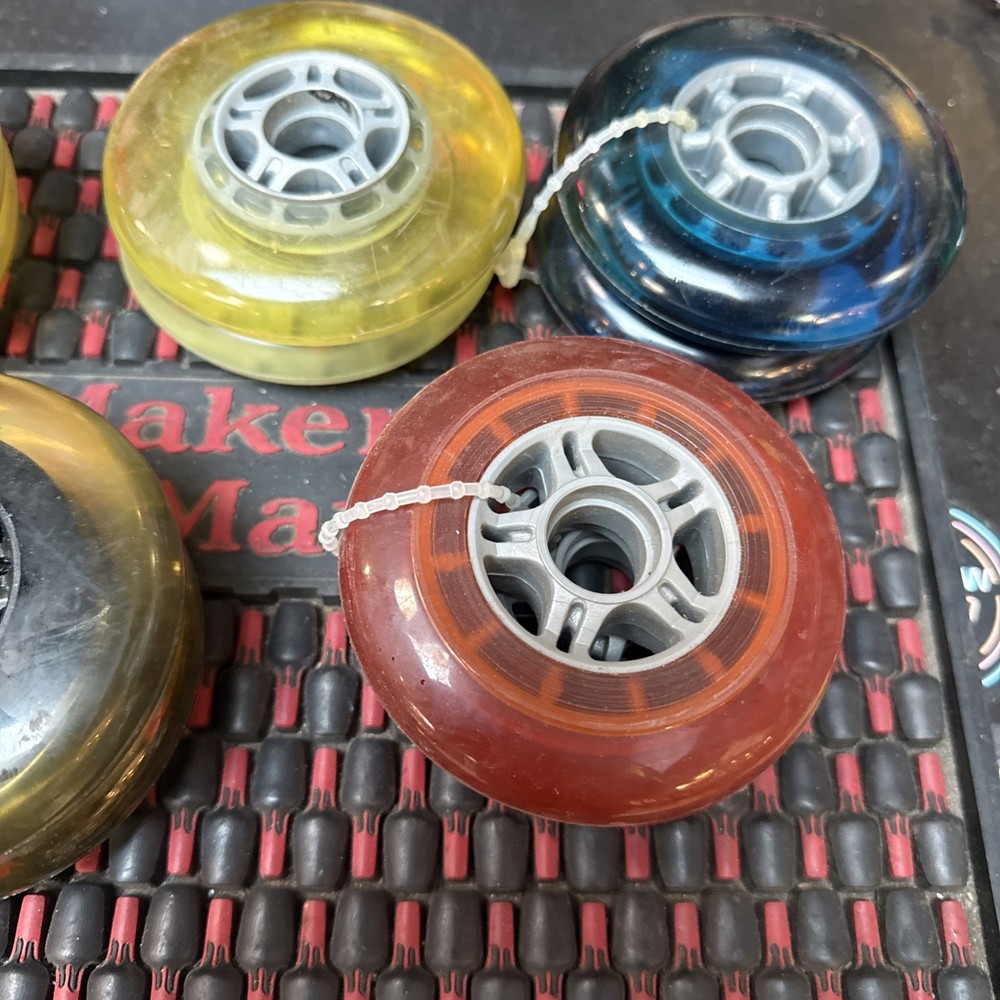 Vintage Inline Skate And Kick Scooter Wheels